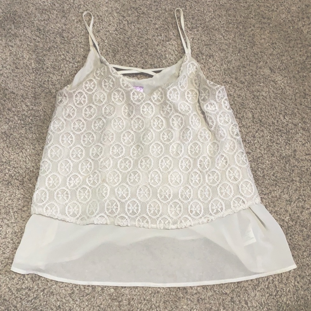 White casual blouse, size S, Brand: Alya